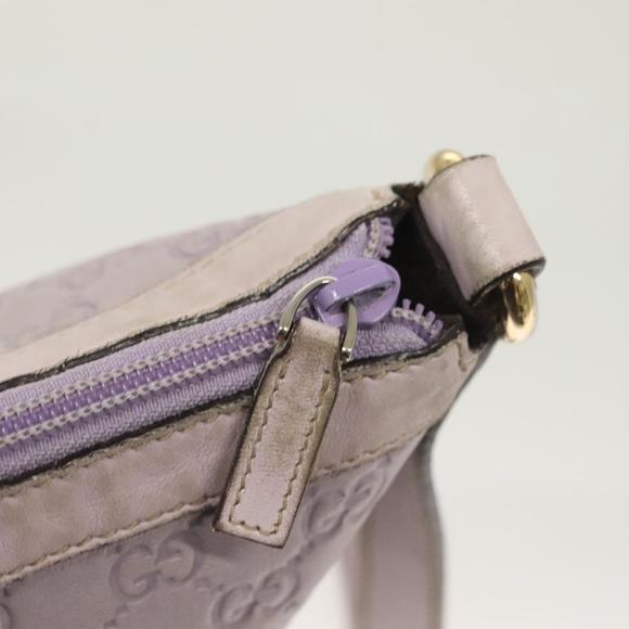 GUCCI GG Canvas Guccissima Bag Leather Outlet Purple Gold 272380 Auth BA2809 - Picture 10 of 16